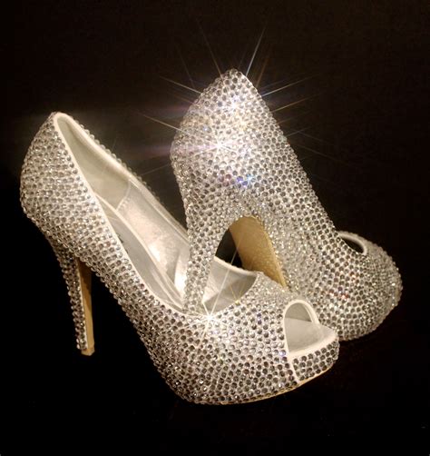 swarovski crystal wedding shoes|swarovski crystal gems for shoes.